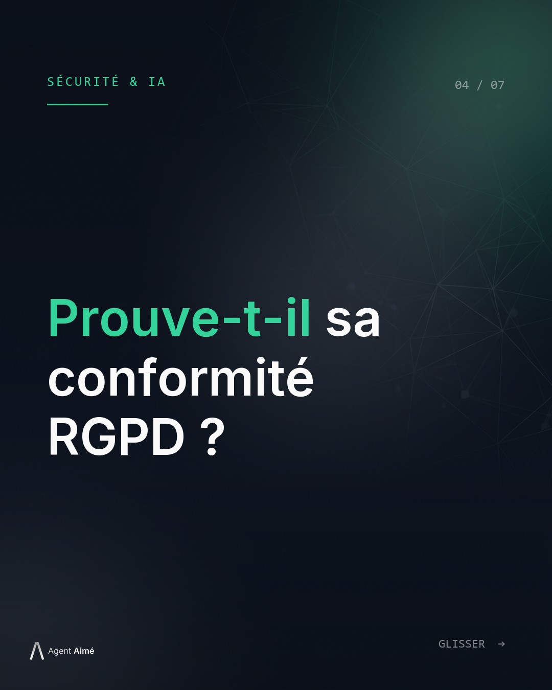 Question 4 — Le prestataire est-il conforme au RGPD ?