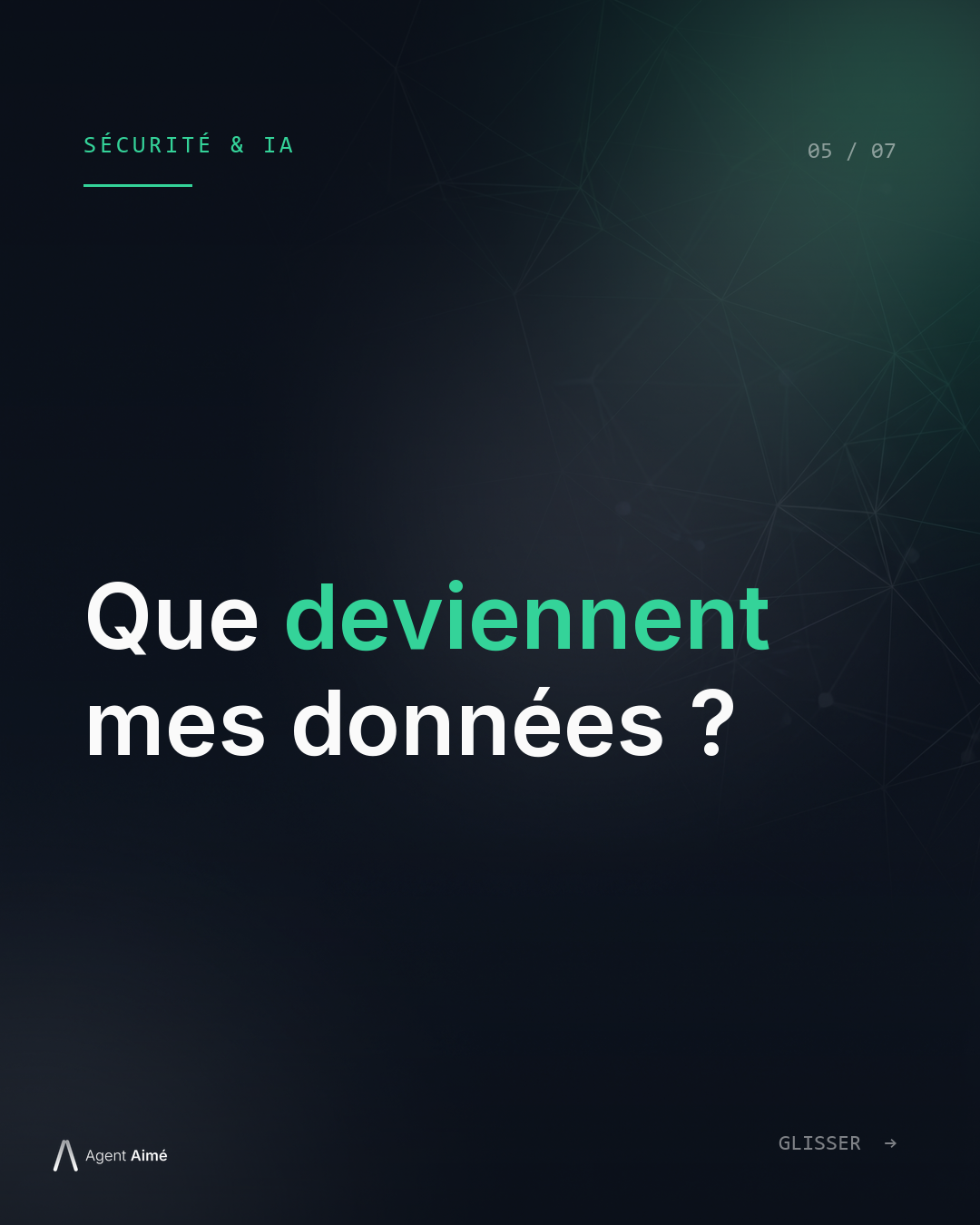 Question 5 — Que deviennent mes données après traitement ?